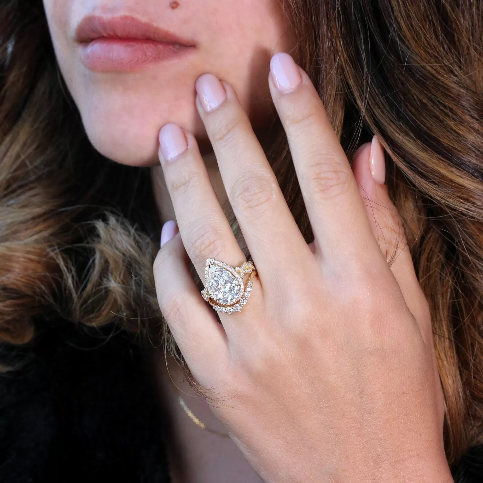 top rated moissanite engagement ring