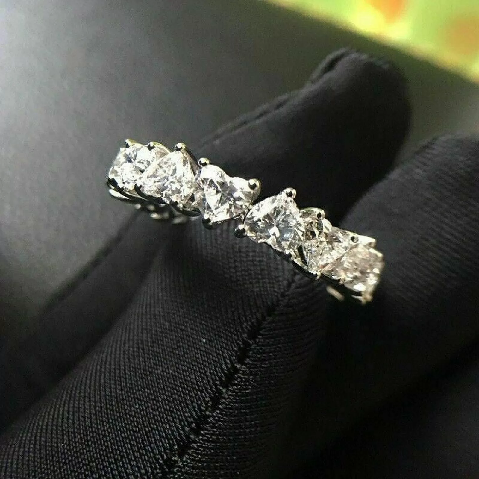 what does synthetic diamond wedding band cost