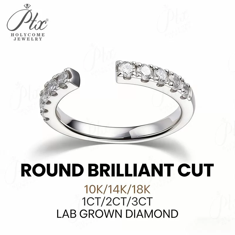 halo ring for for bridesmaid