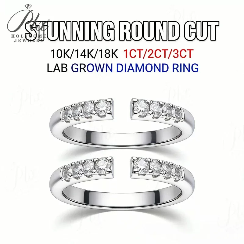 gift for her man made diamond halo ring