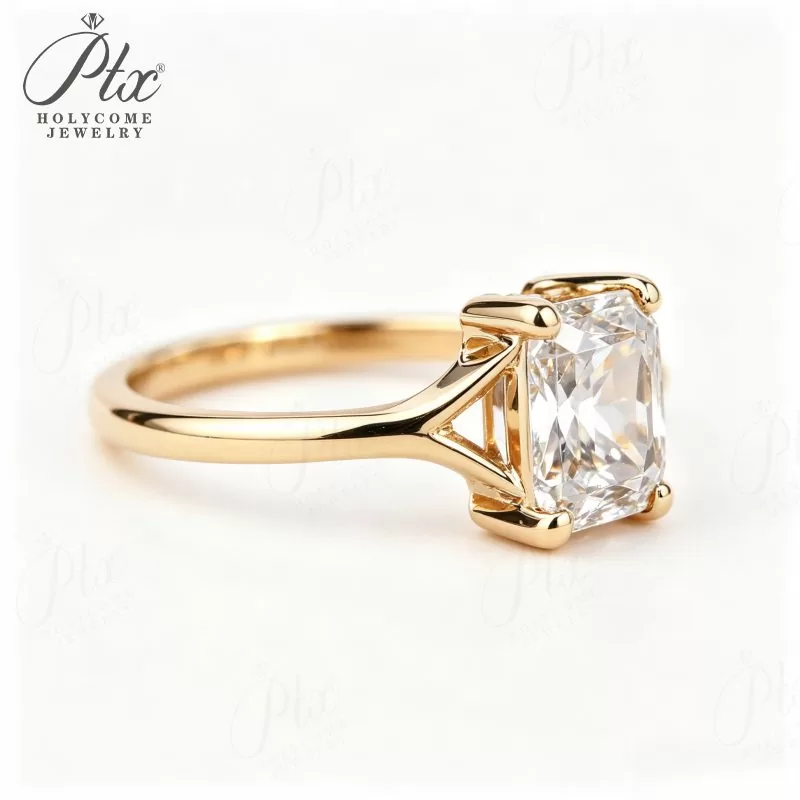 moissanite stone eternity ring for for girls