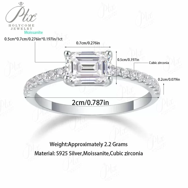 how to choose moissanite stone promise ring