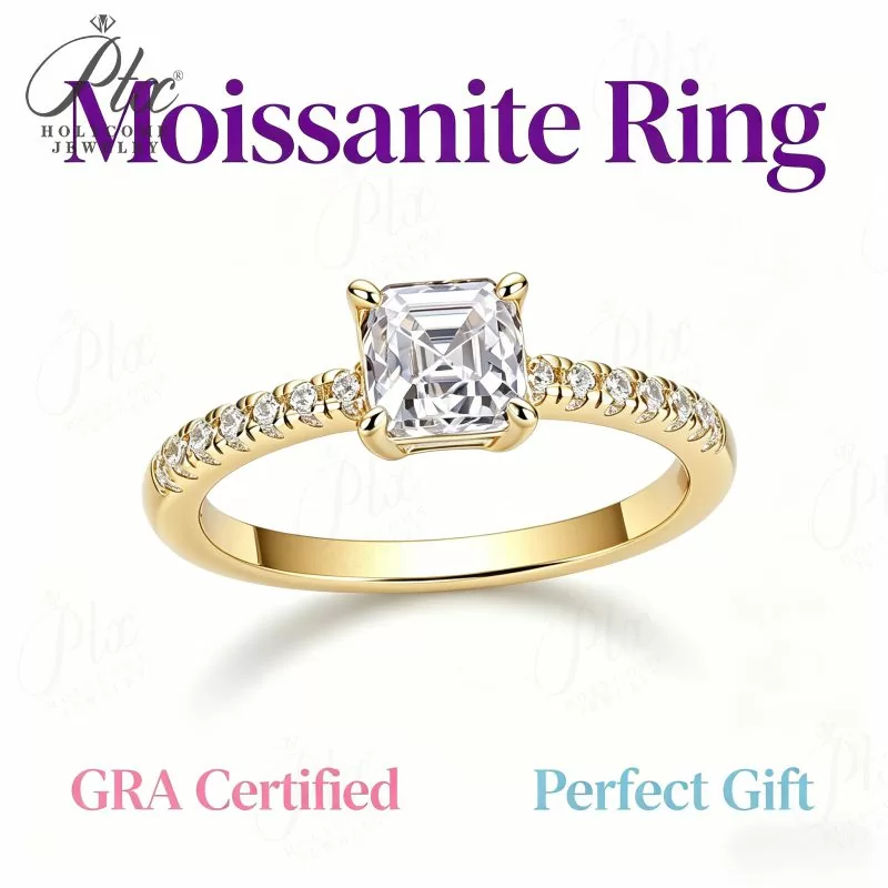 f color lab grown diamond engagement ring
