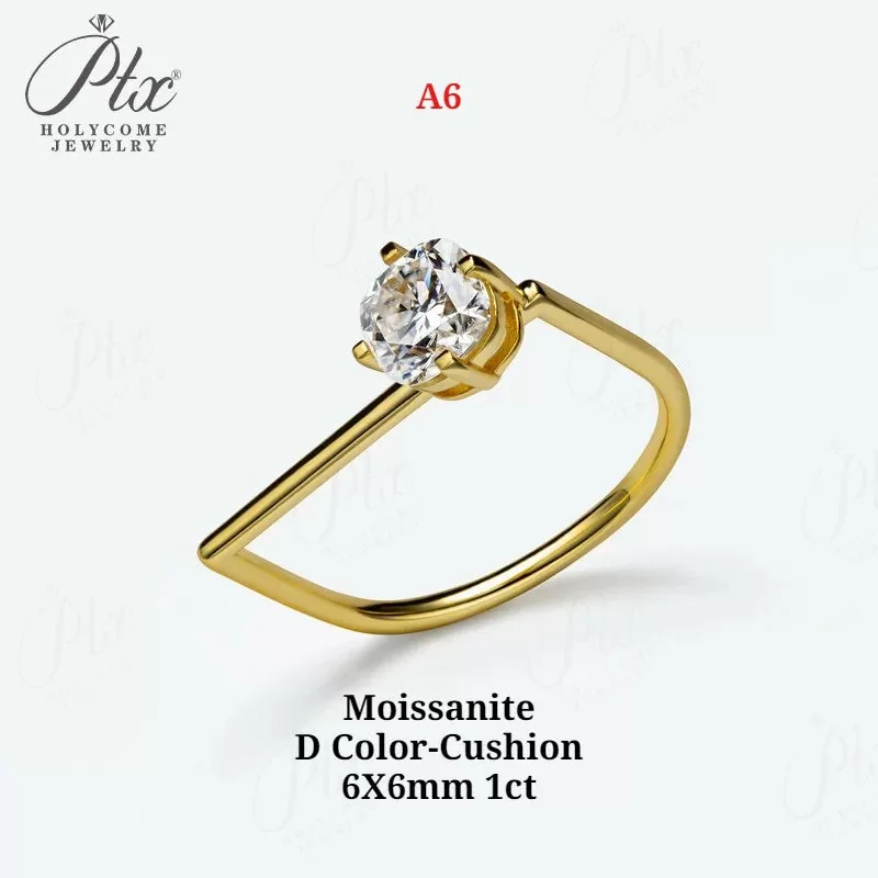 white gold lab grown diamond ring custom