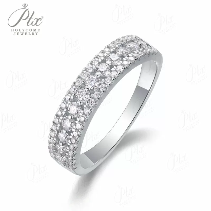 engagement moissanite diamond promise ring