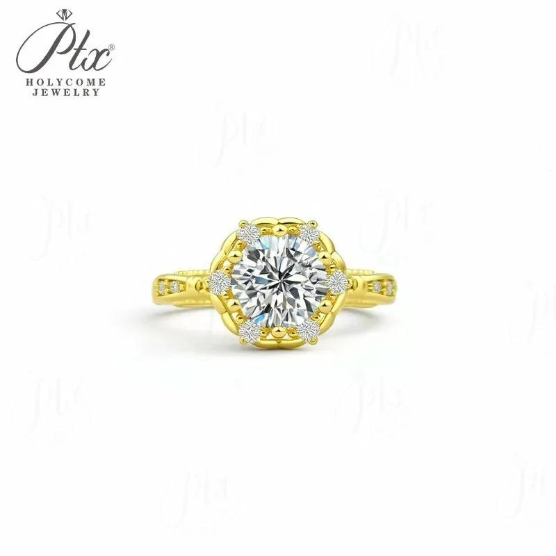 gold filled lab grown diamond earring for everyday wear